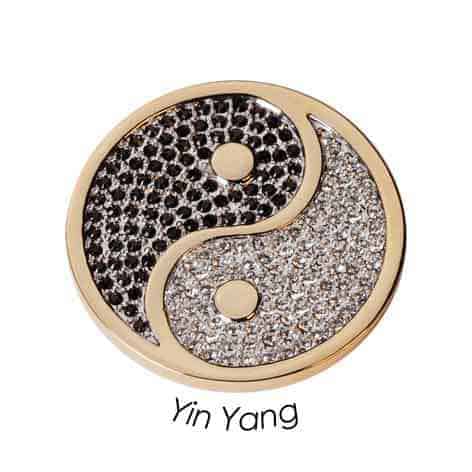 Platnička QUOINS "Yin Yang" QMOA-03-G - L - Veľkosť prívesku: l