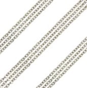 Retiazka QUOINS QK-EN2 3 x 1 mm - 90 cm - Dĺžka: 90-cm
