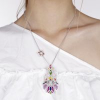 Náhrdelník PETRA TOTH s ornamentom kvetu 119-NAH-FS-SRR