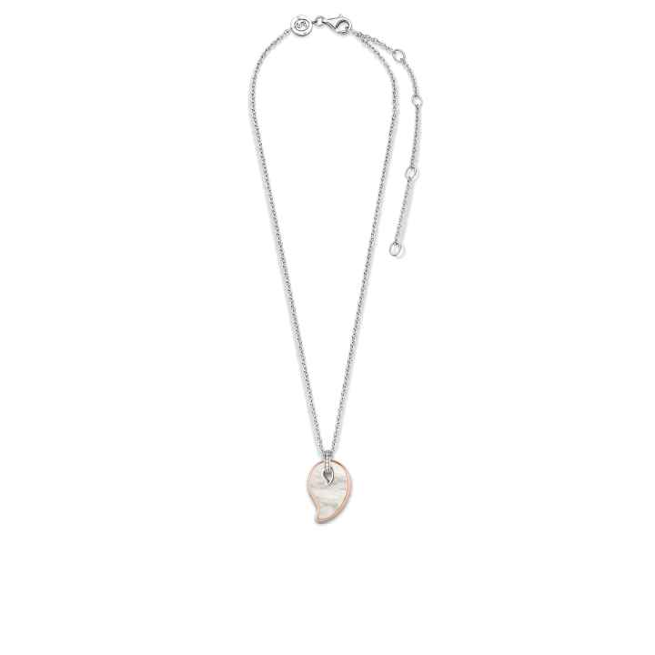 Náhrdelnk TI SENTO s perleťou pozlátený 3917MR