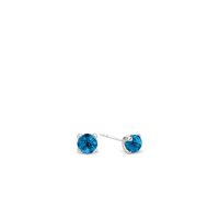 Náušnice TI SENTO s modrým kryštálom 7768DB