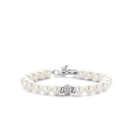 Náramok TI SENTO s perlami a klipovým zapínaním 2808PW