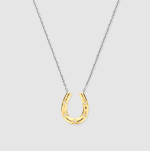 Náhrdelník TI SENTO s podkovou pozlátený 34084ZY