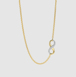 Náhrdelník TI SENTO Infinity pozlátený 34085ZY