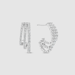 Náušničky TI SENTO so zirkónmi 78069ZI