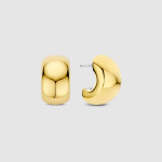 Náušničky TI SENTO kruhy pozlátené 78048SY