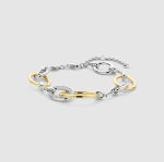 Náramok TI SENTO s kruhmi a zirkónmi 23096ZY